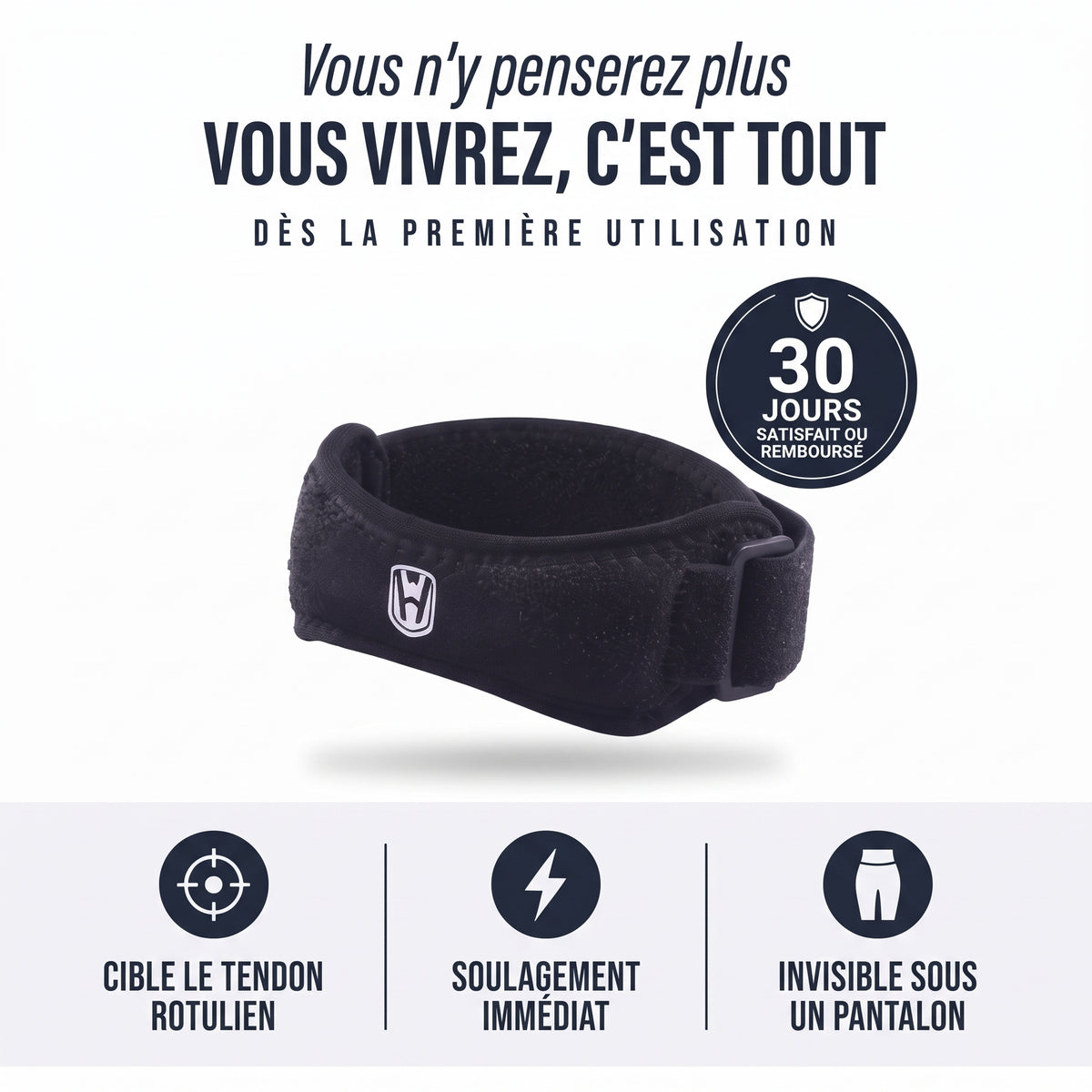 Walkel I La sangle de correction sous-rotulienne