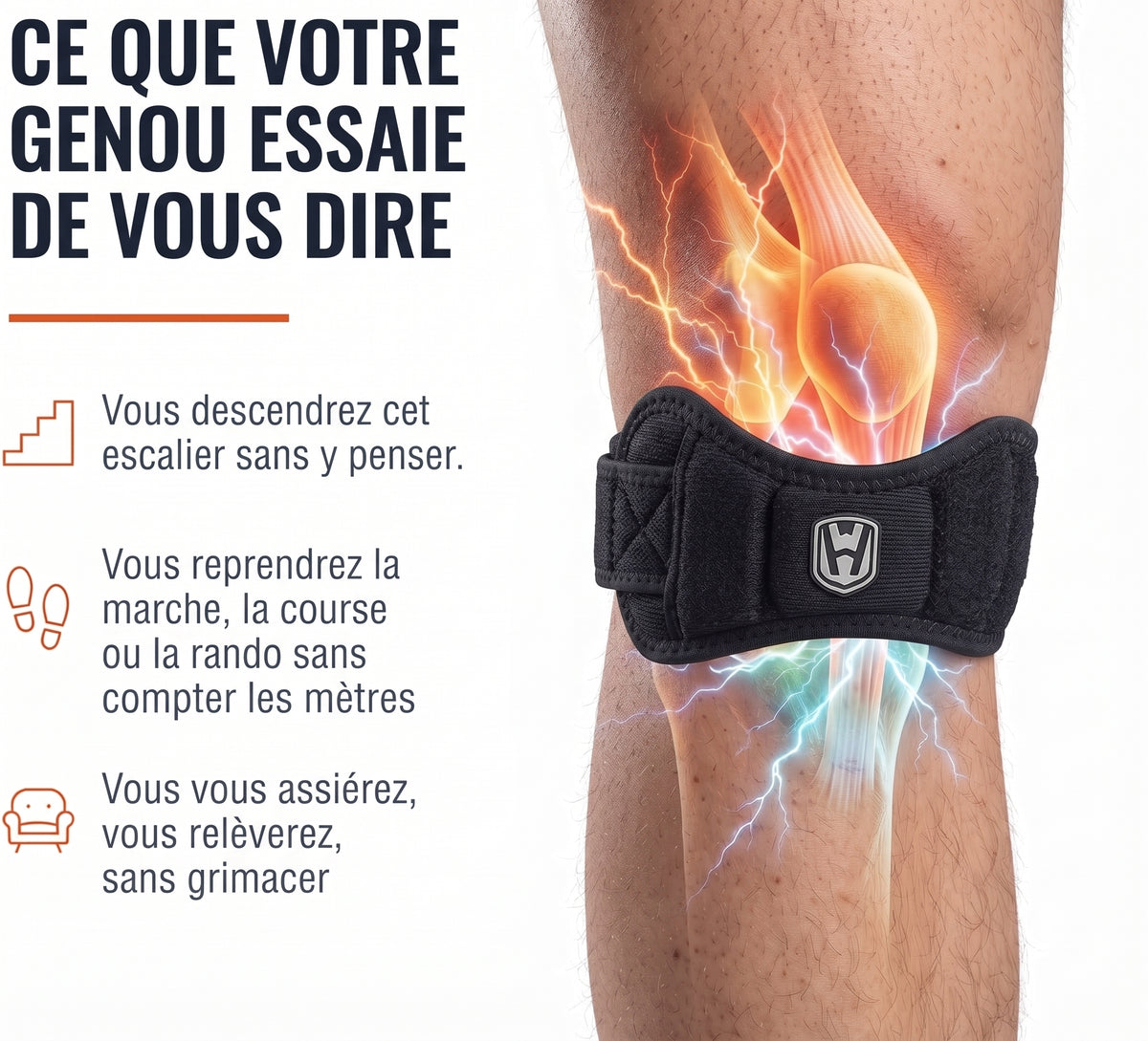Walkel I La sangle de correction sous-rotulienne
