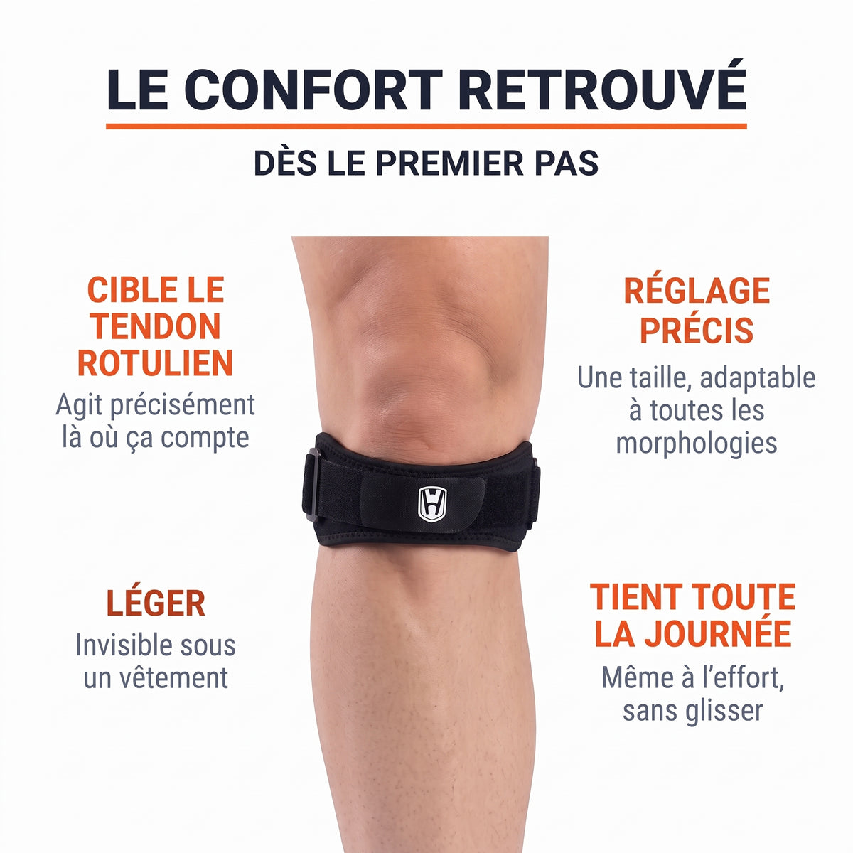 Walkel I La sangle de correction sous-rotulienne